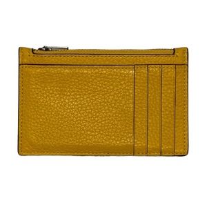 Coach Small Coin Purse Wallet in Yellow